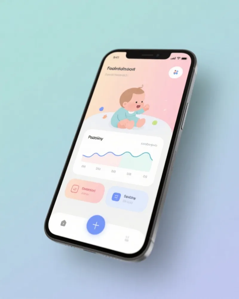 宝宝计划 App 界面展示
